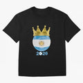 Argentina Football Champion Crown 2026 Classic T-Shirt Join the Global Buzz around FIFA World Cup 2026 USA Canada Mexico Spirit, Connected to Argentina, Cristiano Ronaldo, Haaland and CR7, Championship Spirit, Famous Goals, Roaring Crowds and