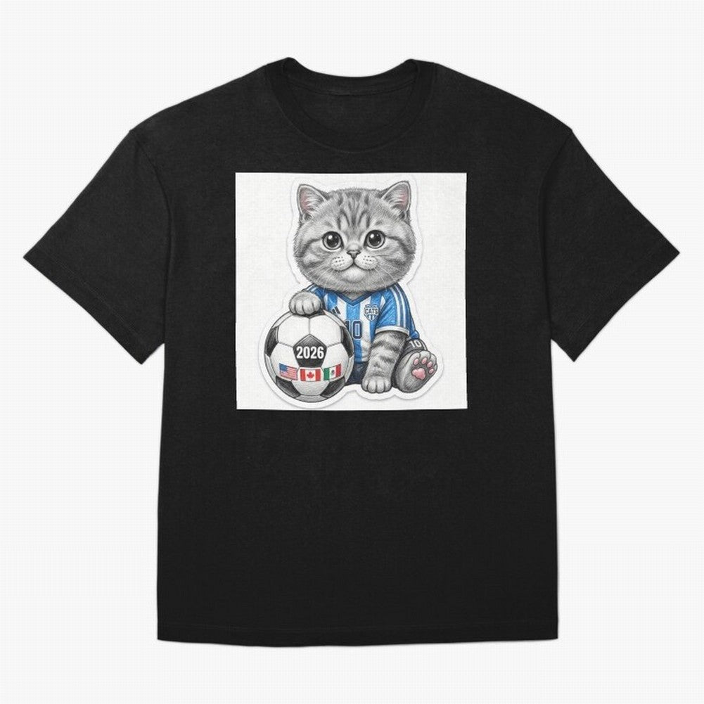 Cute Soccer Kitten #10 - FIFA 2026 World Cup Fan Art Classic T-Shirt Turn Every Weekend Toward the FIFA World Cup 2026 USA Canada Mexico Journey through Haaland and Mbappe Highlights, Spain Pride, Football Festival Excitement, Trophy Ambitions,