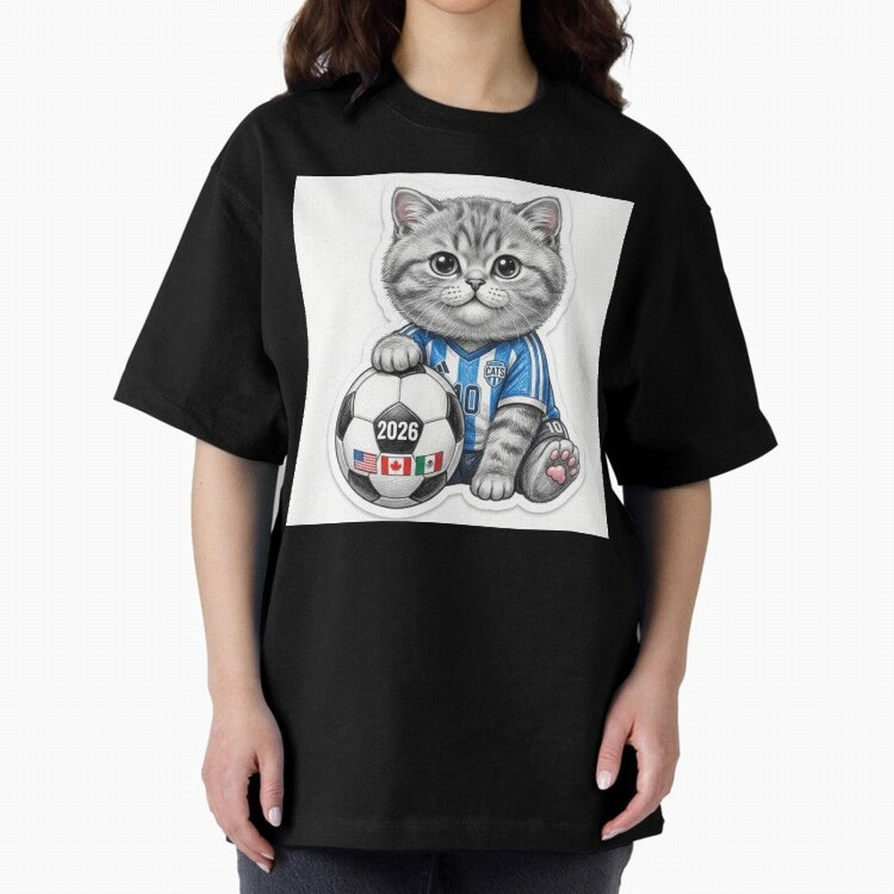 Cute Soccer Kitten #10 - FIFA 2026 World Cup Fan Art Classic T-Shirt Turn Every Weekend Toward the FIFA World Cup 2026 USA Canada Mexico Journey through Haaland and Mbappe Highlights, Spain Pride, Football Festival Excitement, Trophy Ambitions,