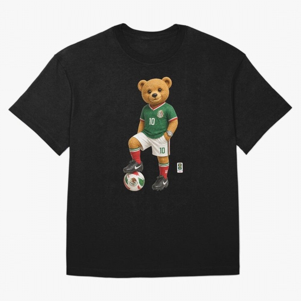 Mexico Soccer Bear World Cup Teddy Bear Classic T-Shirt Honor Football Greatness during Match Day Hype around FIFA World Cup 2026, Haaland and Mbappe, Argentina and Brazil, Fan Favorite Moments, National Team Passion, Big Match Drama and Soccer