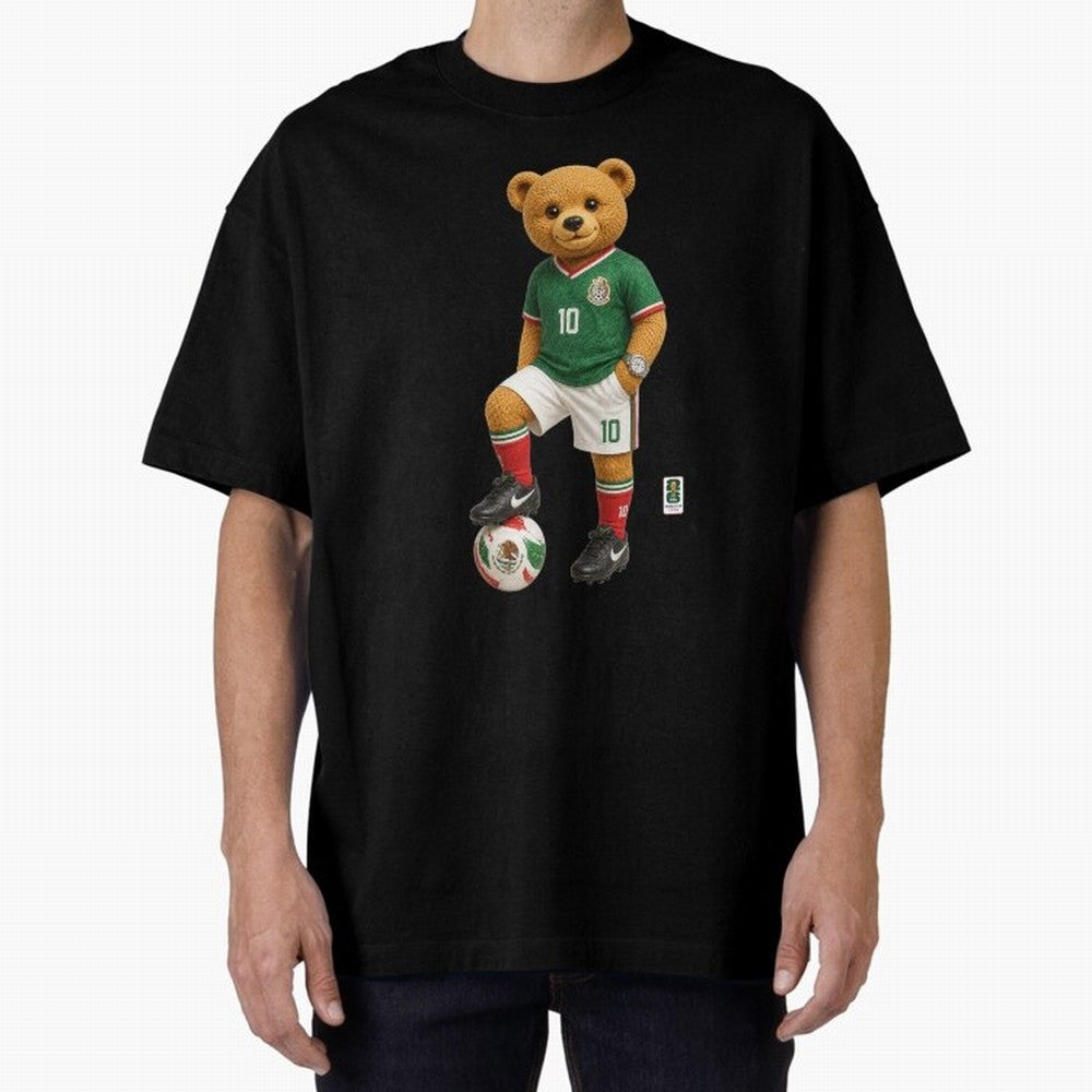 Mexico Soccer Bear World Cup Teddy Bear Classic T-Shirt Honor Football Greatness during Match Day Hype around FIFA World Cup 2026, Haaland and Mbappe, Argentina and Brazil, Fan Favorite Moments, National Team Passion, Big Match Drama and Soccer