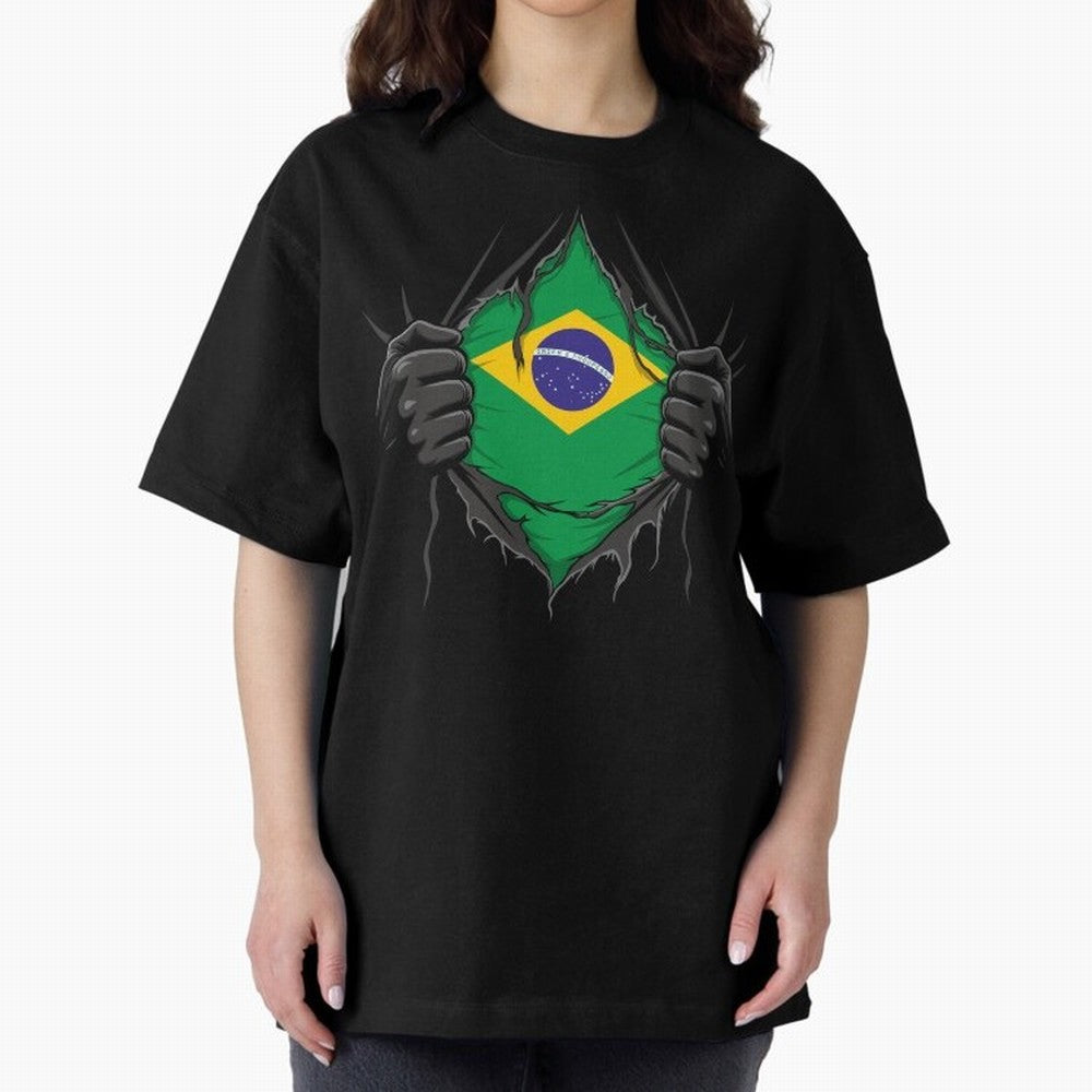 Brazil Flag - National Team Fans Classic T-Shirt Celebrate Football Heritage in FIFA World Cup 2026 Group Stage Inspired by Cristiano Ronaldo, Brazil, Portugal and Argentina Energy, Retro Football Energy, Iconic Rivalries, Trophy Chase Drama and