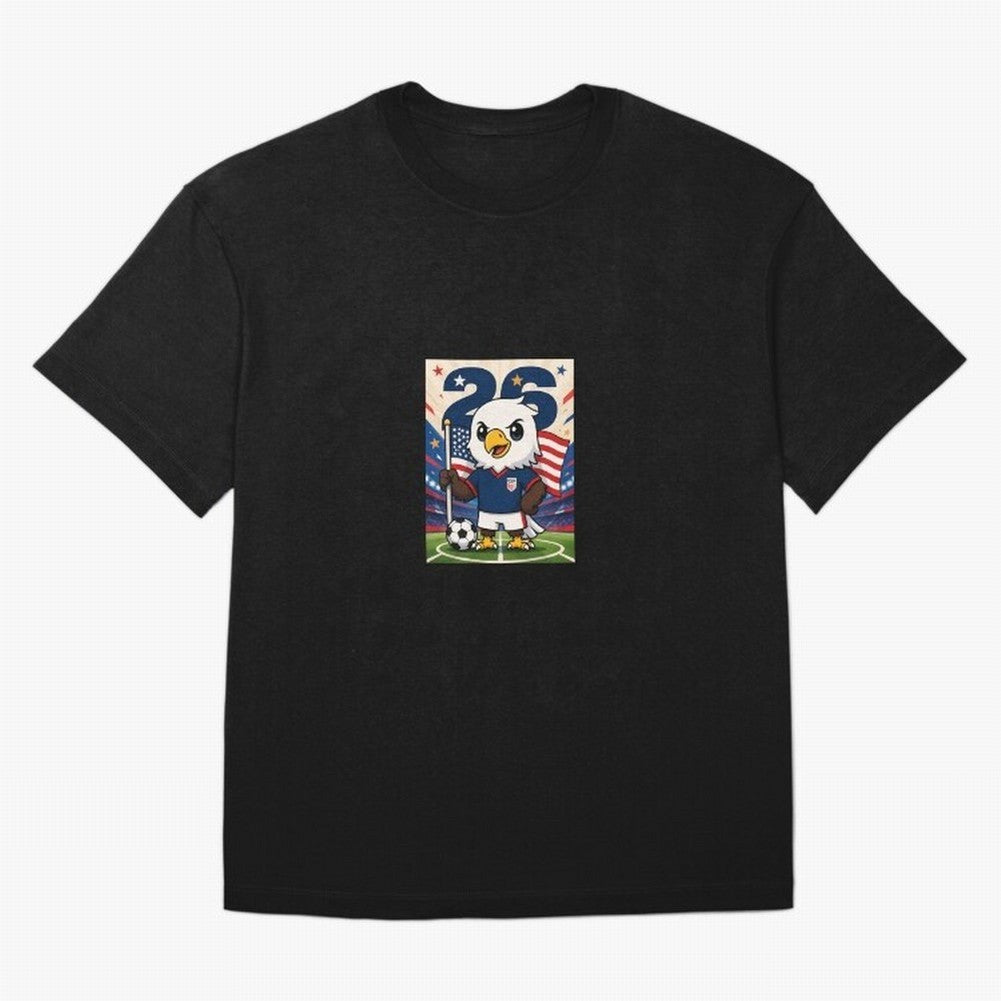 Patriotic Eagle Soccer USA Mascot Classic T-Shirt Fuel the Hype around Match Day Hype around FIFA World Cup 2026 Group Stage, Neymar, Haaland and Cristiano Ronaldo, England and Germany, Retro Football Energy, Iconic Rivalries, Trophy Chase Drama