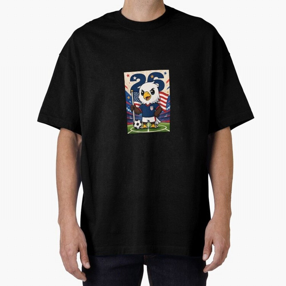 Patriotic Eagle Soccer USA Mascot Classic T-Shirt Fuel the Hype around Match Day Hype around FIFA World Cup 2026 Group Stage, Neymar, Haaland and Cristiano Ronaldo, England and Germany, Retro Football Energy, Iconic Rivalries, Trophy Chase Drama