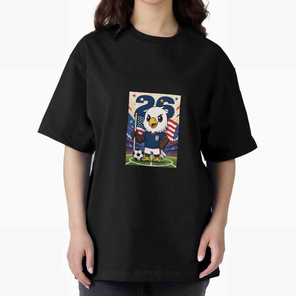 Patriotic Eagle Soccer USA Mascot Classic T-Shirt Fuel the Hype around Match Day Hype around FIFA World Cup 2026 Group Stage, Neymar, Haaland and Cristiano Ronaldo, England and Germany, Retro Football Energy, Iconic Rivalries, Trophy Chase Drama