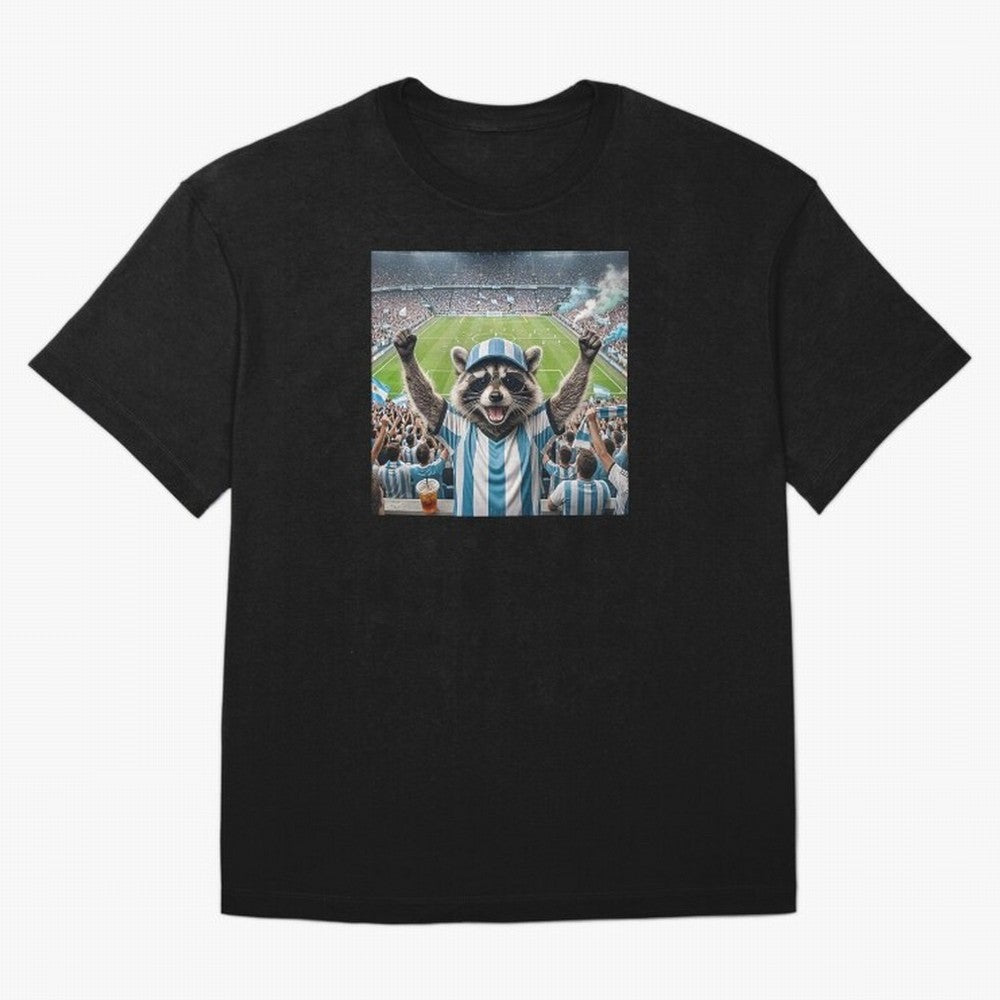 Funny Raccoon Soccer Fan World Cup 2026 Argentina Classic T-Shirt Represent Football Lovers during FIFA World Cup 2026 Spirit, Celebrating Argentina, Mbappe and Neymar, Goal Celebration Energy, Supporter Heritage, Football Icons and Worldwide