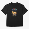 Cartoon Sandwich Champion Holding 2026 World Cup Trophy Classic T-Shirt Share the Excitement of FIFA World Cup 2026 USA Canada Mexico Spirit, Filled with Argentina, Mbappe and Neymar, Retro Football Energy, Iconic Rivalries, Trophy Chase Drama and