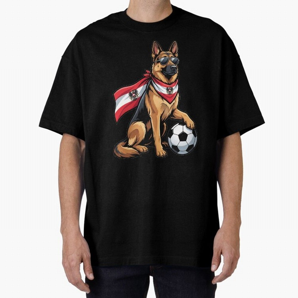 Austrian football dog Classic T-Shirt Remember Iconic Moments from Global Football Passion for FIFA World Cup 2026 USA Canada Mexico, Celebrating Mbappe and Neymar, Portugal, Football Festival Excitement, Trophy Ambitions, Country Rivalries and