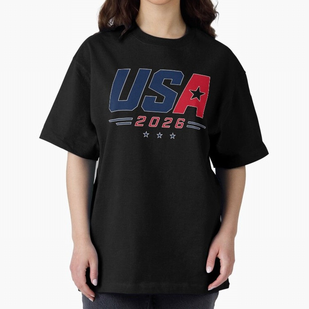 USA 2026 Soccer Fan Shirt | American Football Supporter Minimal Design Classic T-Shirt Turn Up for Match Day Hype around FIFA World Cup 2026 Group Stage, Messi, Spain, Tournament Hype, Historic Matchups, Family Viewing Parties and Global Sports