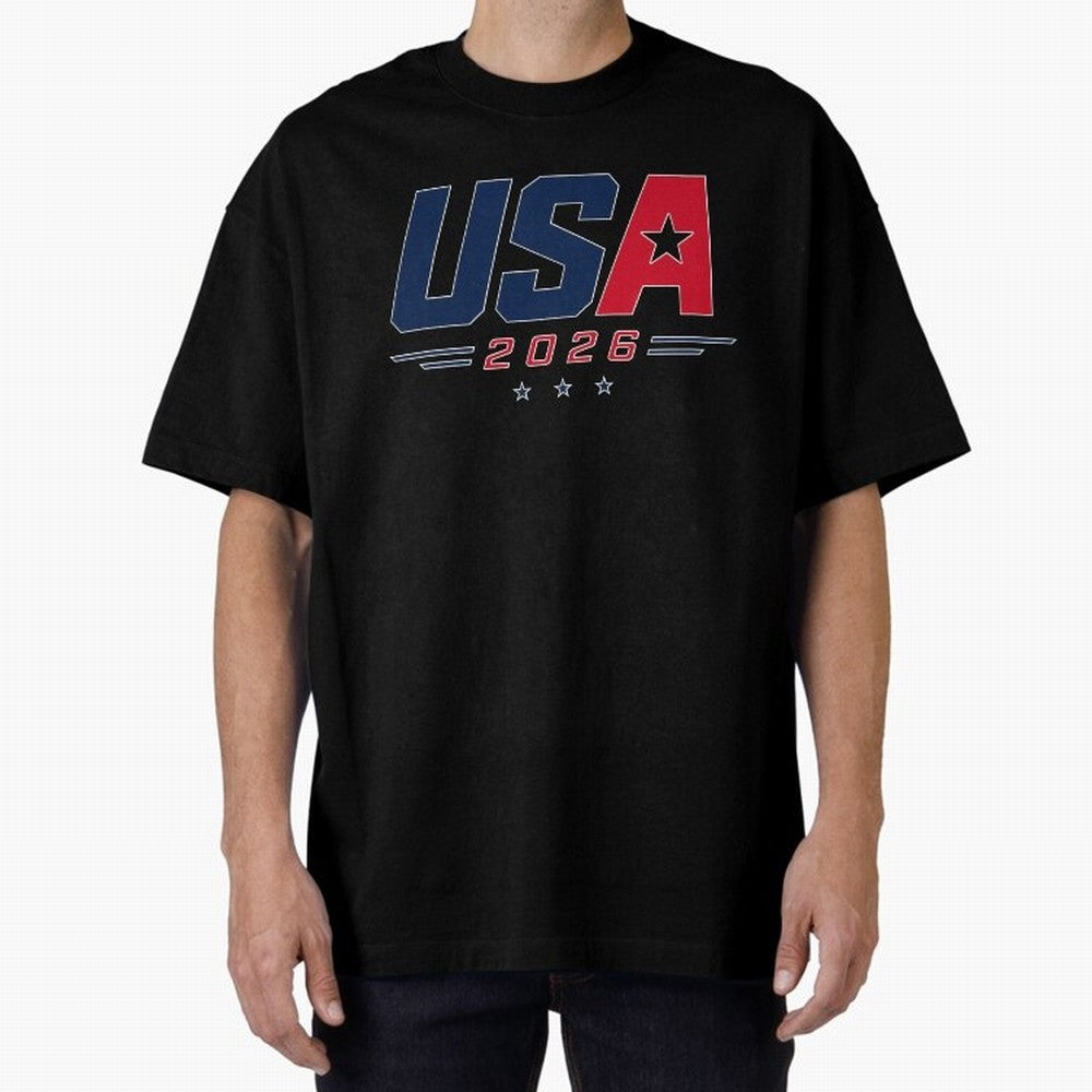 USA 2026 Soccer Fan Shirt | American Football Supporter Minimal Design Classic T-Shirt Turn Up for Match Day Hype around FIFA World Cup 2026 Group Stage, Messi, Spain, Tournament Hype, Historic Matchups, Family Viewing Parties and Global Sports