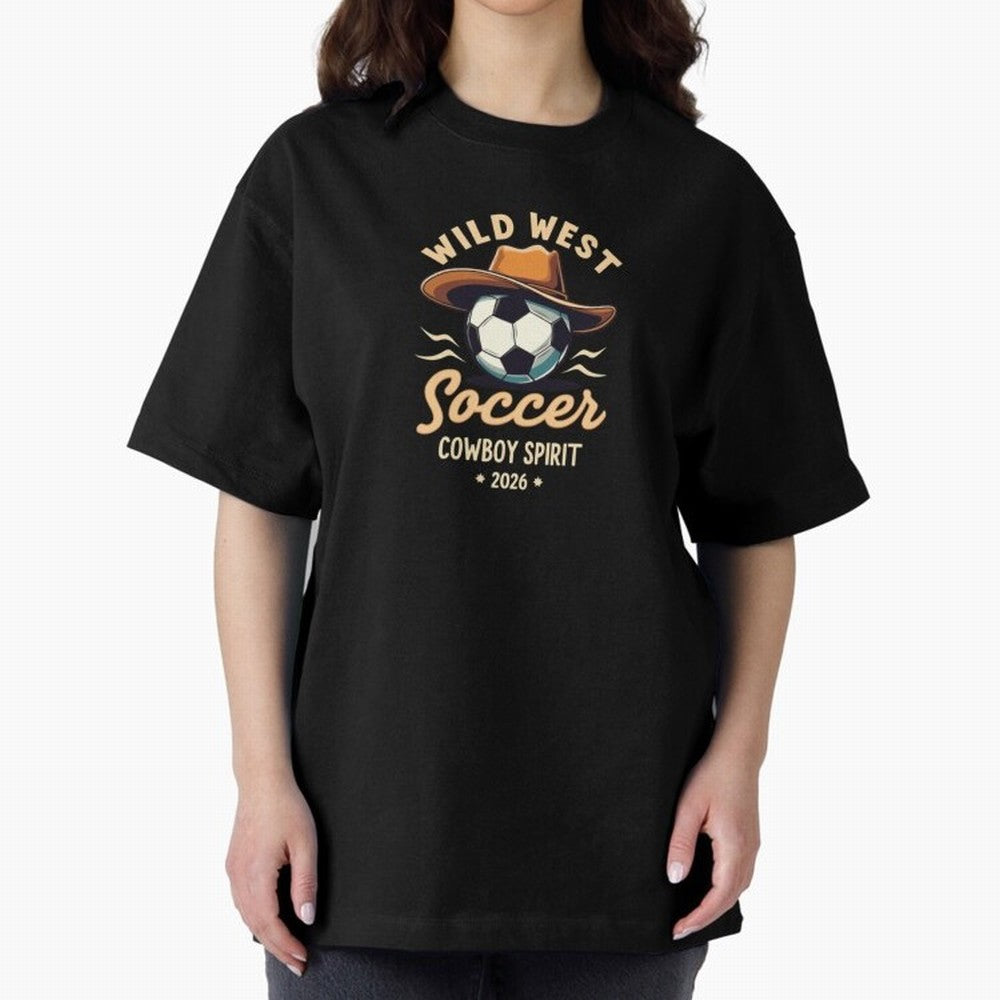 Wild West Soccer Cowboy Spirit World Cup 2026 Classic T-Shirt Celebrate Fan Culture around Match Day Hype around FIFA World Cup 2026 USA Canada Mexico, Messi and Cristiano Ronaldo, England, Global Supporter Spirit, Legendary Goals, National Colors