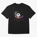 Football Striker Goal Celebration - Just One Kick Classic T-Shirt Get Ready for Global Football Passion for FIFA World Cup 2026 USA Canada Mexico, Capturing Cristiano Ronaldo, England, France and Netherlands, Stadium Memories, Football Loyalty,