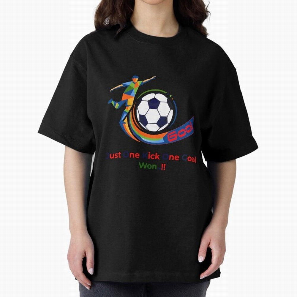 Football Striker Goal Celebration - Just One Kick Classic T-Shirt Get Ready for Global Football Passion for FIFA World Cup 2026 USA Canada Mexico, Capturing Cristiano Ronaldo, England, France and Netherlands, Stadium Memories, Football Loyalty,