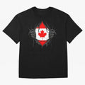 Canada Flag - National Team Fans Classic T-Shirt Remember Match Day Hype around FIFA World Cup 2026, CR7, Spain, Football Festival Excitement, Trophy Ambitions, Country Rivalries and Star Player Buzz; Perfect for Fans, Collectors, Family