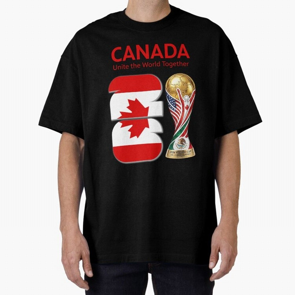 World Cup 2026, IMG 019, CANADA 001 Classic T-Shirt Embrace Global Football Passion for FIFA World Cup 2026, Built around Messi, Neymar and Mbappe, Argentina, France and Brazil, Stadium Memories, Football Loyalty, International Chants and