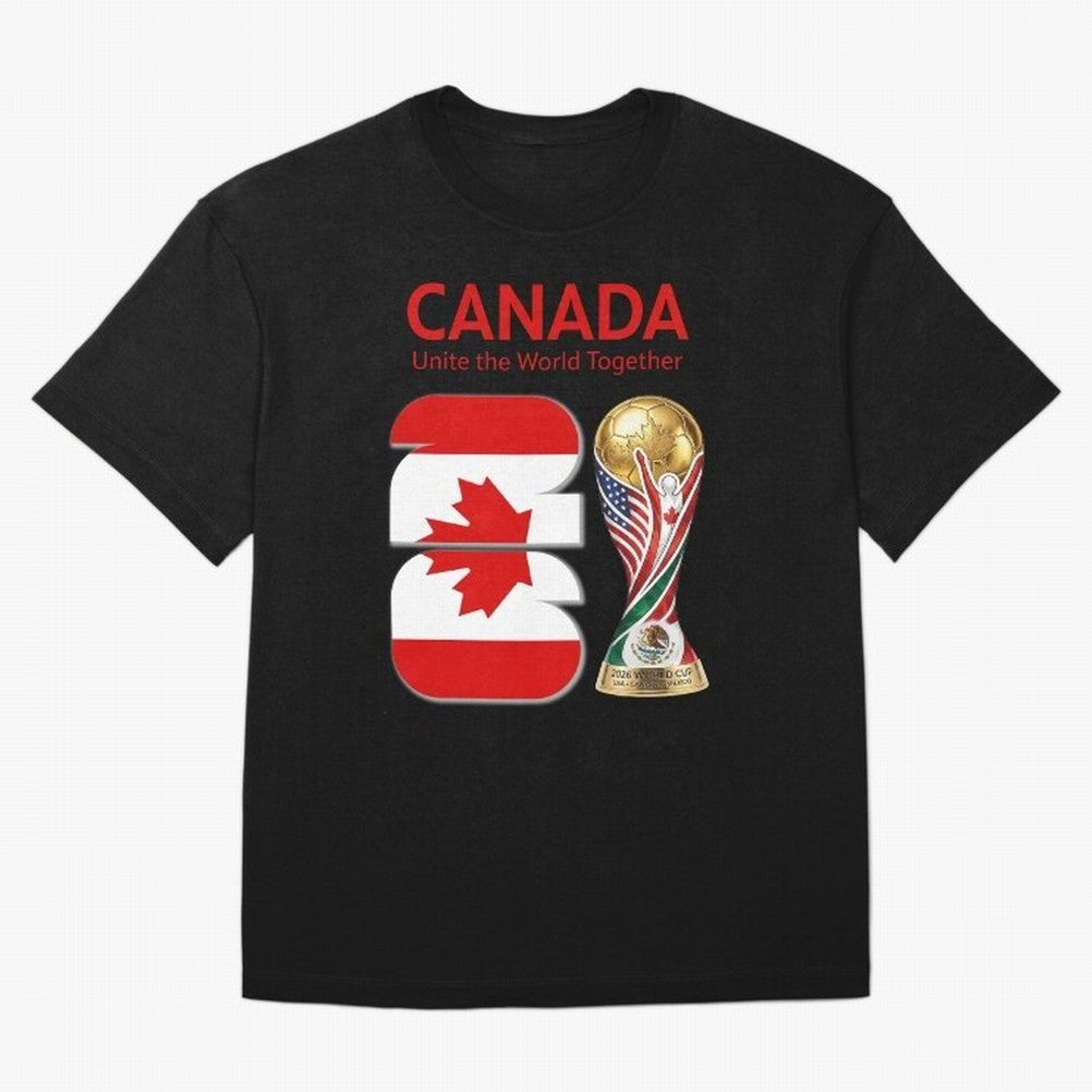 World Cup 2026, IMG 019, CANADA 001 Classic T-Shirt Embrace Global Football Passion for FIFA World Cup 2026, Built around Messi, Neymar and Mbappe, Argentina, France and Brazil, Stadium Memories, Football Loyalty, International Chants and