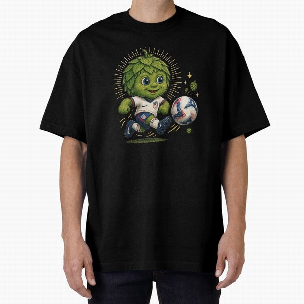 Craft Beer World Cup Mascot Classic T-Shirt Stand with FIFA World Cup 2026 Spirit, Driven by Germany, Messi, Retro Football Energy, Iconic Rivalries, Trophy Chase Drama and Stadium Atmosphere; Ideal for Fans Who Follow Messi, Cristiano Ronaldo,