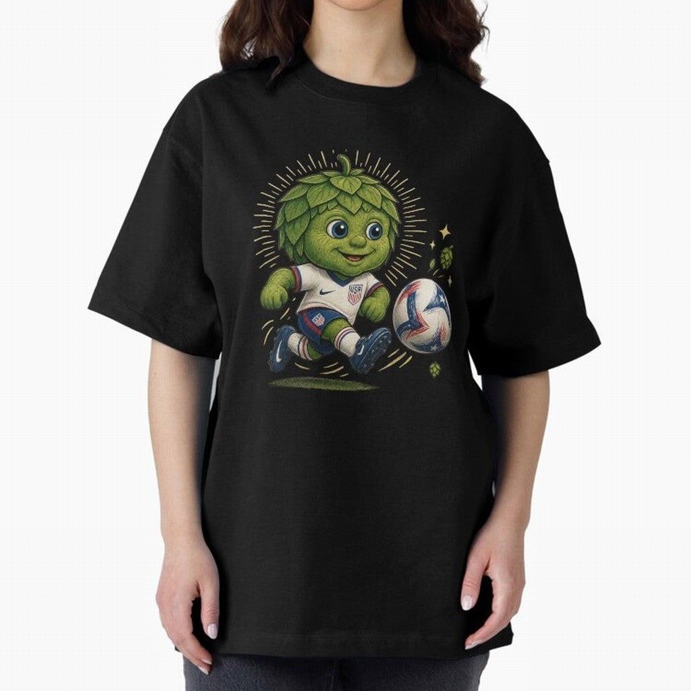 Craft Beer World Cup Mascot Classic T-Shirt Stand with FIFA World Cup 2026 Spirit, Driven by Germany, Messi, Retro Football Energy, Iconic Rivalries, Trophy Chase Drama and Stadium Atmosphere; Ideal for Fans Who Follow Messi, Cristiano Ronaldo,