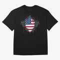 USA Flag - National Team Fans Classic T-Shirt Follow the Final Road of Match Day Hype around FIFA World Cup 2026 USA Canada Mexico, Cristiano Ronaldo, Netherlands, Classic Soccer Heritage, Championship Pressure, Fan Loyalty and International Pride;