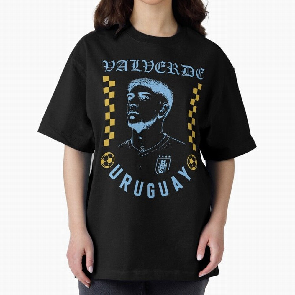 Valverde Uruguay Soccer Star Retro Football Fan Design Classic T-Shirt Represent Fans Who Live for Match Day Hype around FIFA World Cup 2026 USA Canada Mexico, Neymar, Haaland and Cristiano Ronaldo, Netherlands, Classic Soccer Heritage,
