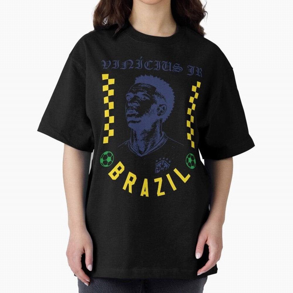 Vin¨ªcius Jr Brazil Soccer Legend Retro Football Fan Design Classic T-Shirt Honor the Football Icons of FIFA World Cup 2026 USA Canada Mexico Capturing Neymar, Argentina Energy, Retro Football Energy, Iconic Rivalries, Trophy Chase Drama and