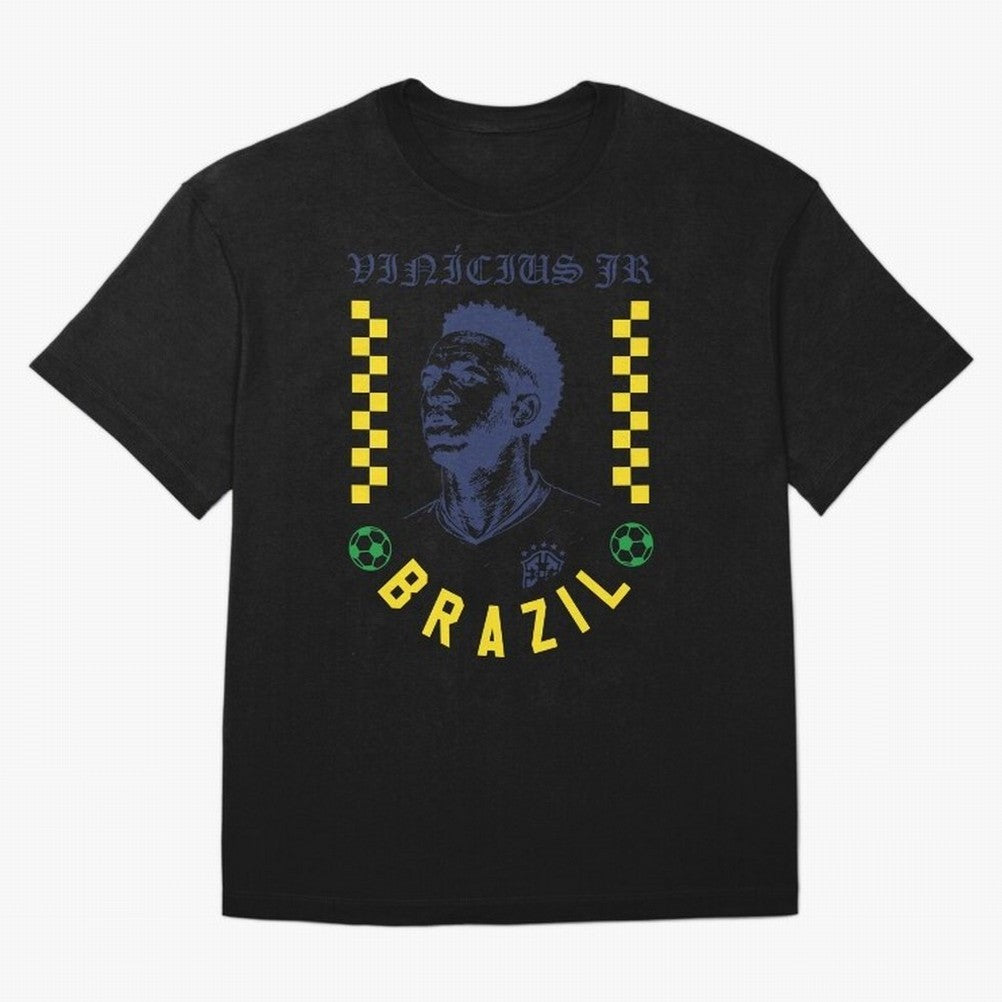 Vin¨ªcius Jr Brazil Soccer Legend Retro Football Fan Design Classic T-Shirt Honor the Football Icons of FIFA World Cup 2026 USA Canada Mexico Capturing Neymar, Argentina Energy, Retro Football Energy, Iconic Rivalries, Trophy Chase Drama and
