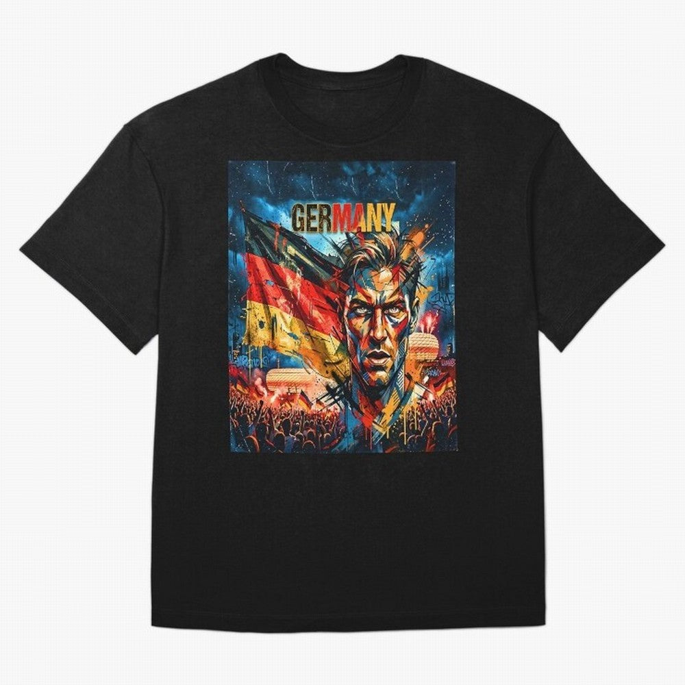 GERMANY FOOTBALL TEAM Classic T-Shirt Bring Stadium Energy to the FIFA World Cup 2026 USA Canada Mexico Journey through Neymar, Haaland and Cristiano Ronaldo Highlights, Argentina, France and Brazil Pride, Retro Football Energy, Iconic Rivalries,