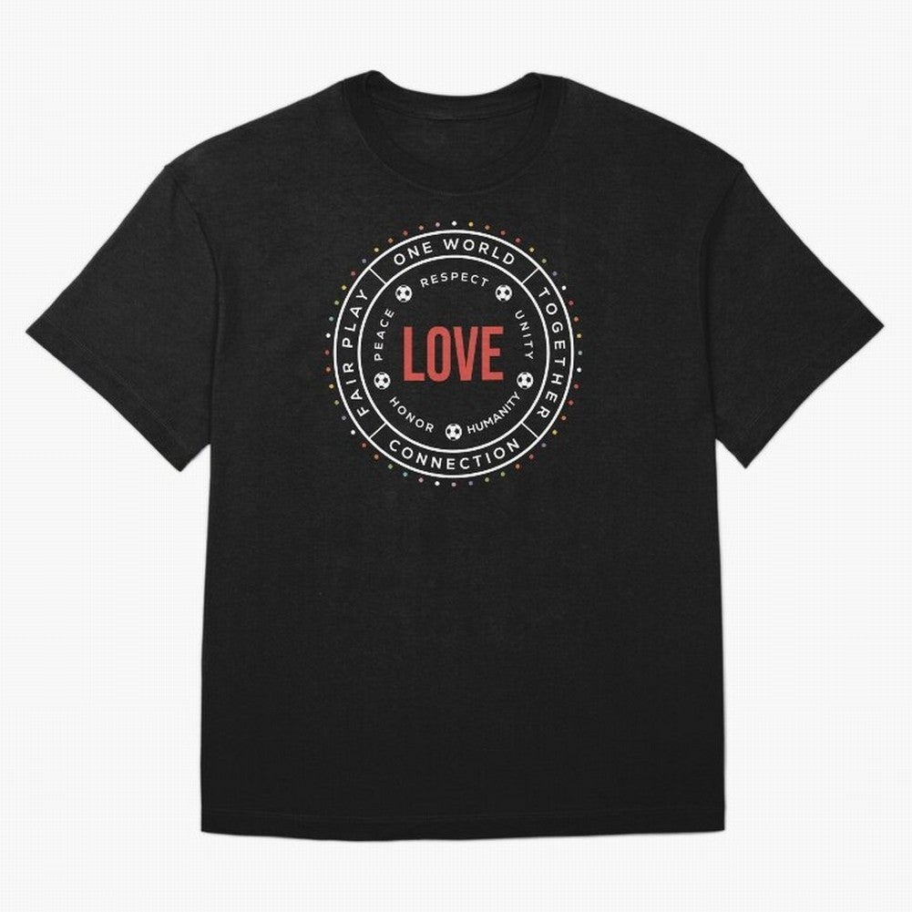 One World One Game ¡ª Soccer World Cup 2026 Love Unity Design Classic T-Shirt Support Your Favorite Stars during FIFA World Cup 2026 USA Canada Mexico Built around Neymar, France and Portugal Energy, Global Supporter Spirit, Legendary Goals,