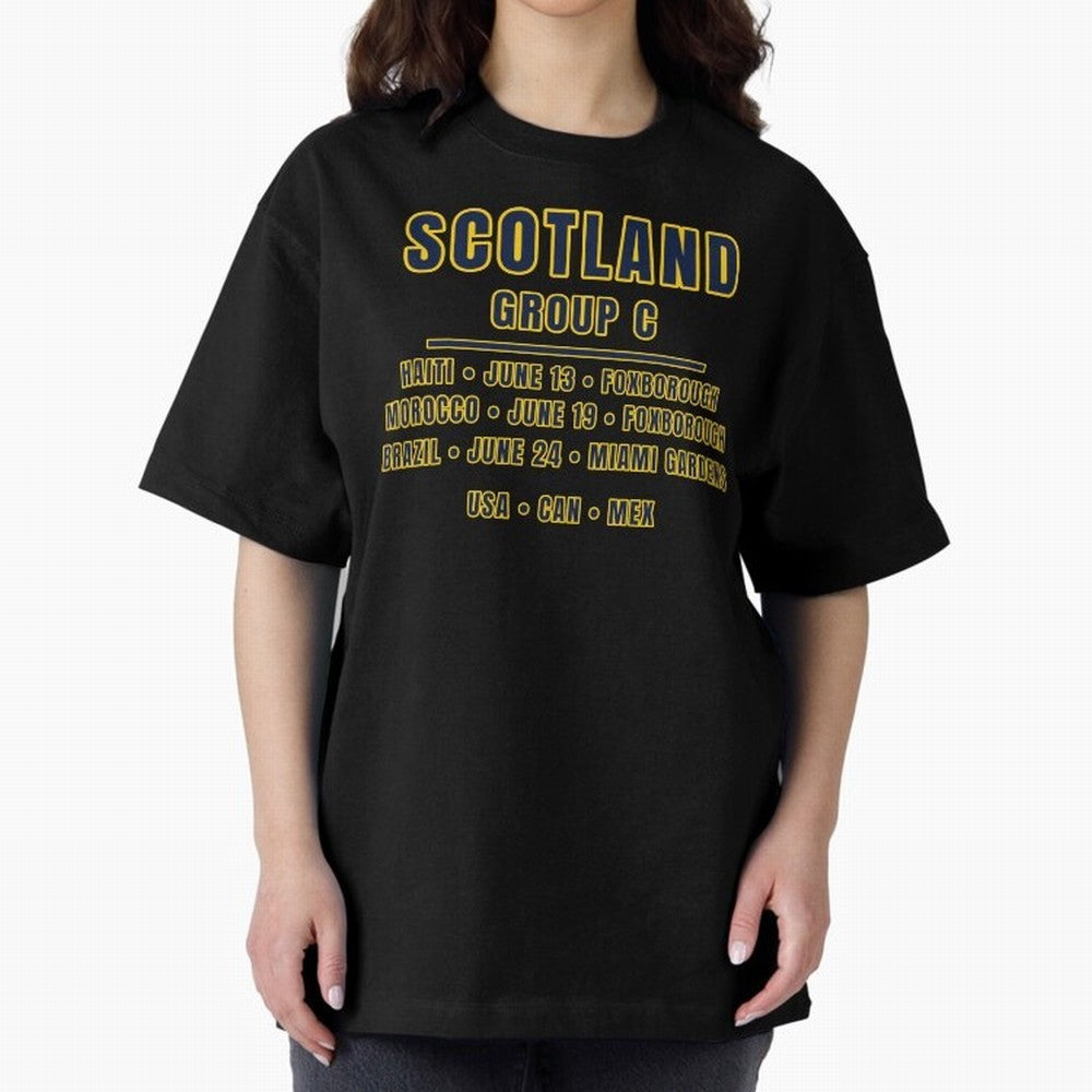 Scotland World Cup 2026 Fixtures T-Shirt ¨C Group C Football Shirt Classic T-Shirt Show Your Stadium Side during the FIFA World Cup 2026 USA Canada Mexico Journey through Mbappe Highlights, Argentina, France and Brazil Pride, Goal Celebration