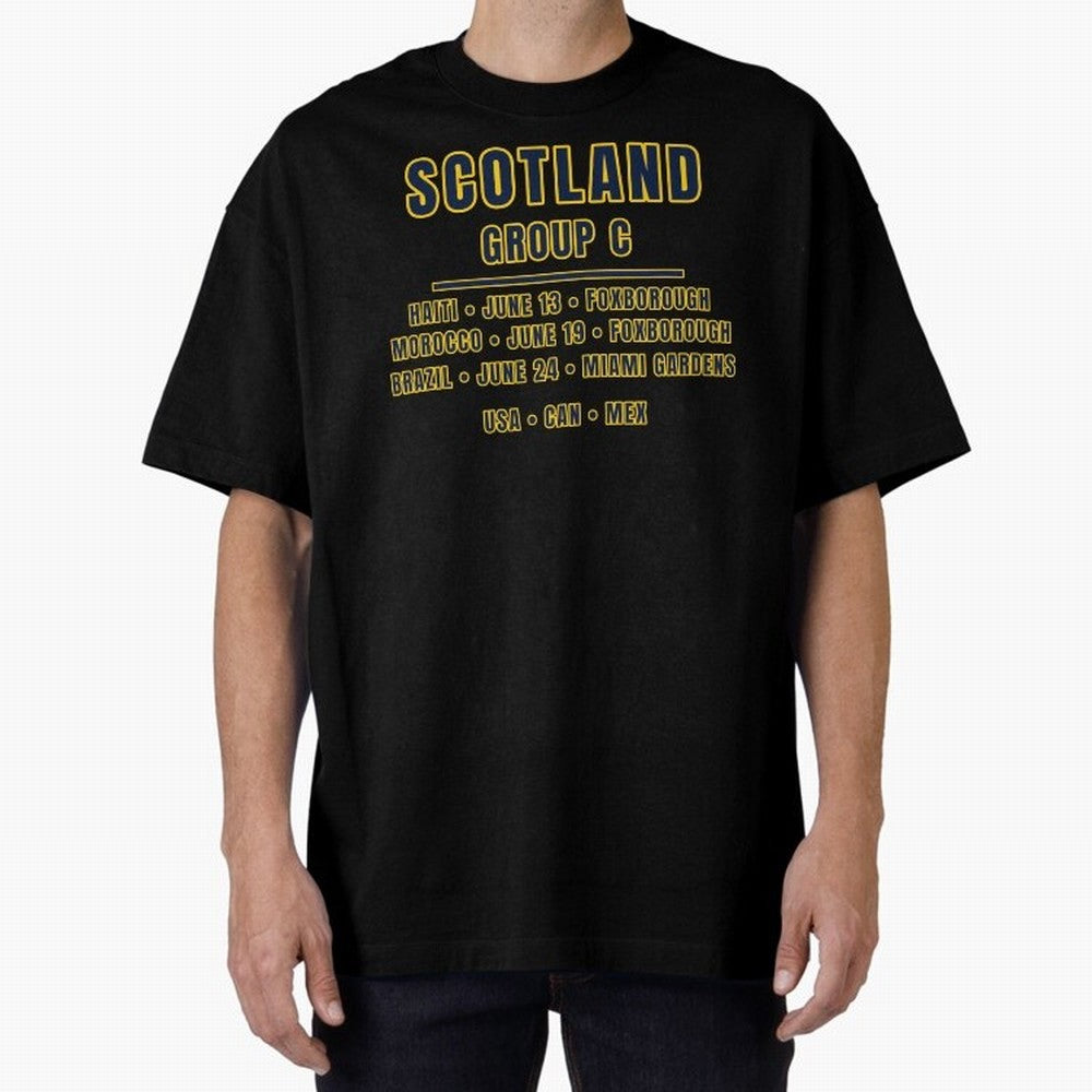 Scotland World Cup 2026 Fixtures T-Shirt ¨C Group C Football Shirt Classic T-Shirt Show Your Stadium Side during the FIFA World Cup 2026 USA Canada Mexico Journey through Mbappe Highlights, Argentina, France and Brazil Pride, Goal Celebration