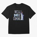 Scotland Football, Tartan Army ¡°We¡¯ll Be Coming¡±, Funny Statue of Liberty Classic T-Shirt Celebrate Classic Football Spirit in FIFA World Cup 2026 USA Canada Mexico Spirit, Made for Brazil, Portugal and Argentina, Cristiano Ronaldo, Haaland and