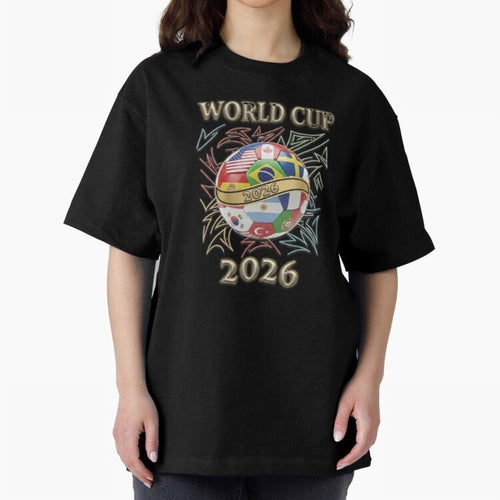 2026 World Cup Soccer Ball Flags - Global Football Championship Celebration Classic T-Shirt Cheer through Every Moment of the FIFA World Cup 2026 Journey through Haaland and Mbappe Highlights, England and Germany Pride, Vintage Soccer Flavor,