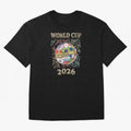 2026 World Cup Soccer Ball Flags - Global Football Championship Celebration Classic T-Shirt Cheer through Every Moment of the FIFA World Cup 2026 Journey through Haaland and Mbappe Highlights, England and Germany Pride, Vintage Soccer Flavor,