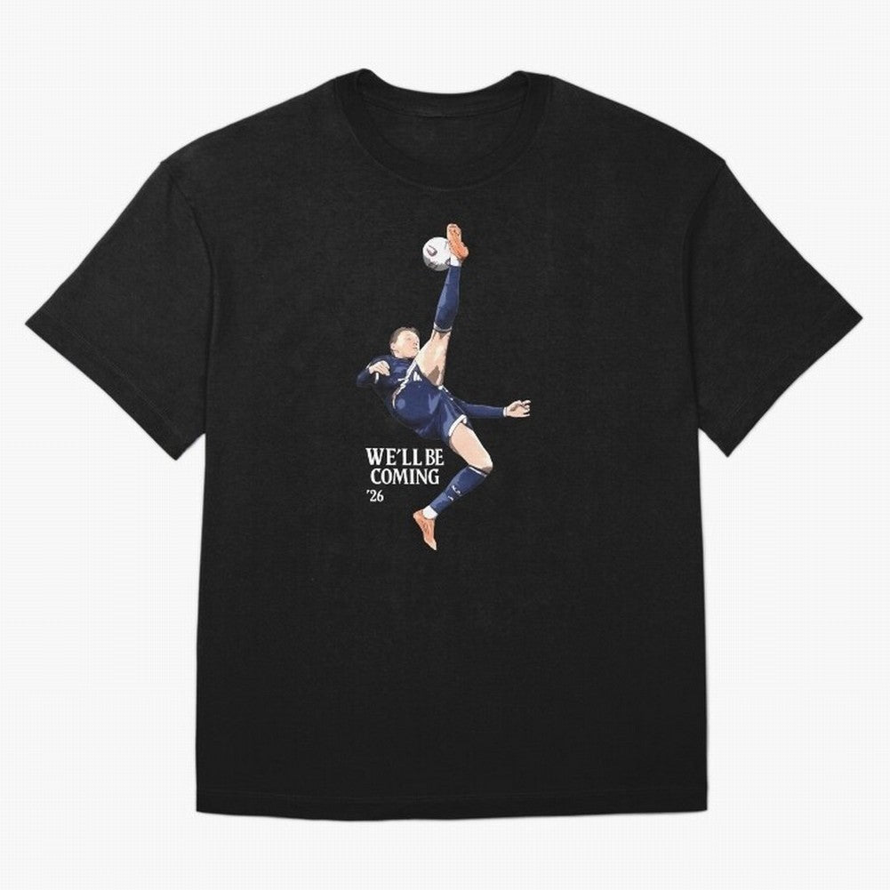 Scotland We'll Be Coming 26 World Cup 26 Classic T-Shirt Follow FIFA World Cup 2026 Group Stage Spirit, Centered on Netherlands, Messi, CR7 and Mbappe, Supporter Pride, Iconic Celebrations, Legendary Names and Global Match Day Energy; Made for