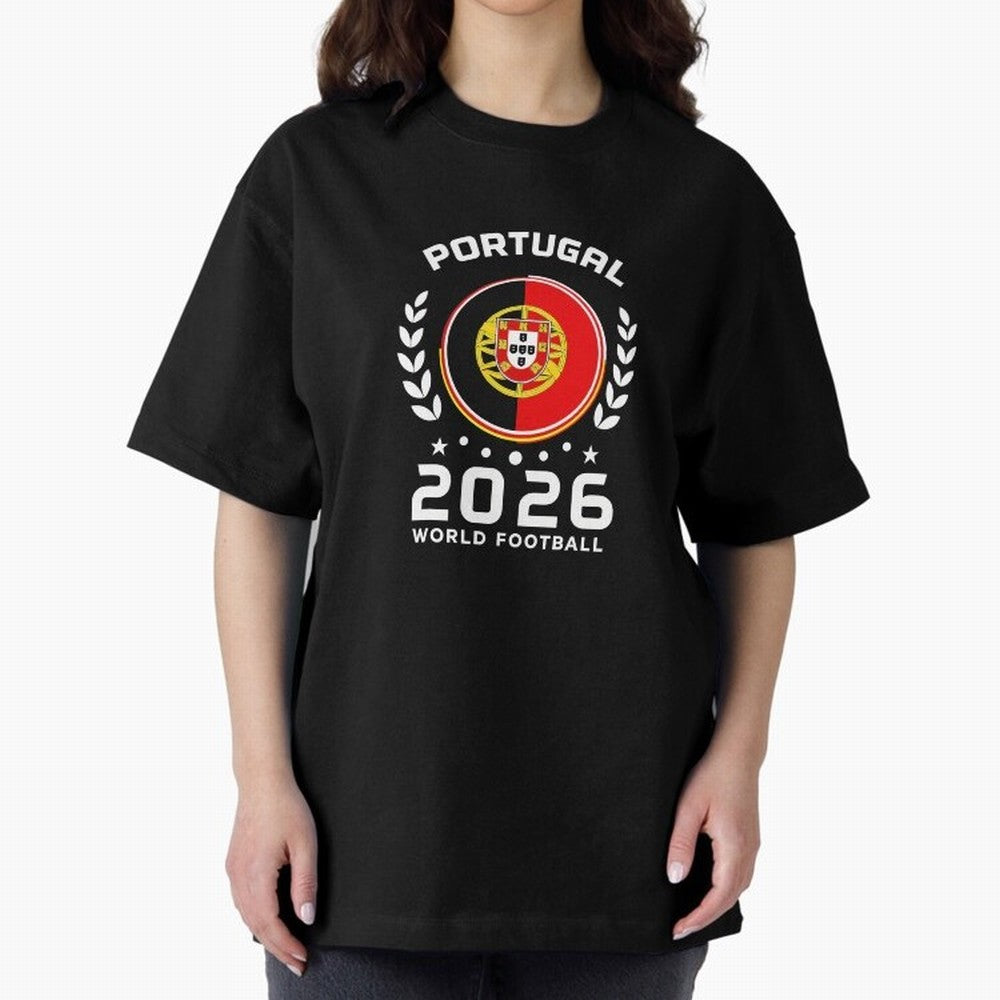 Portugal 2026 World Football Soccer Fan Design T-Shirt_87038236 Classic T-Shirt Stand Proud for FIFA World Cup 2026 USA Canada Mexico Spirit, Centered on England, France and Netherlands, CR7 and Messi, Retro Football Energy, Iconic Rivalries,