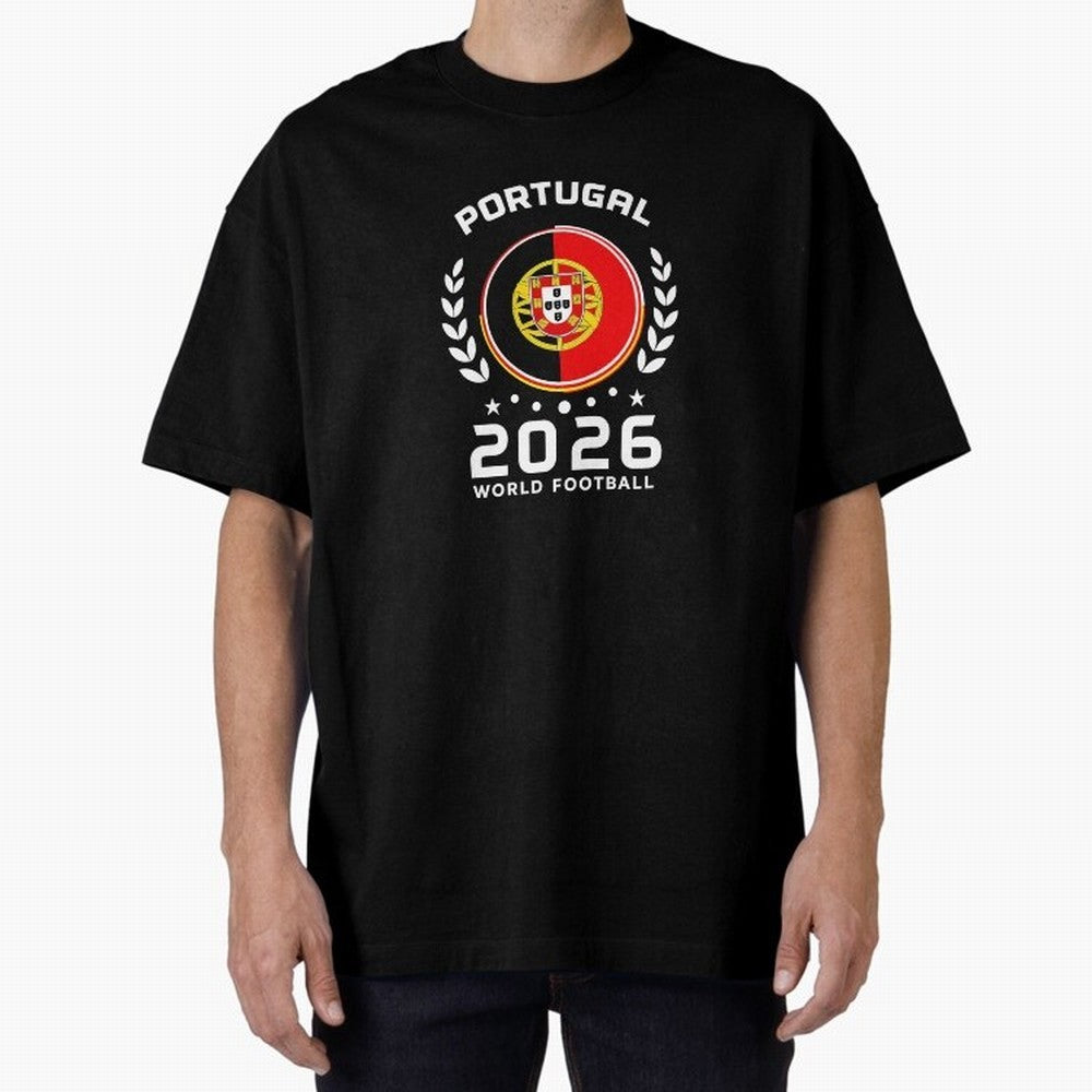 Portugal 2026 World Football Soccer Fan Design T-Shirt_87038236 Classic T-Shirt Stand Proud for FIFA World Cup 2026 USA Canada Mexico Spirit, Centered on England, France and Netherlands, CR7 and Messi, Retro Football Energy, Iconic Rivalries,