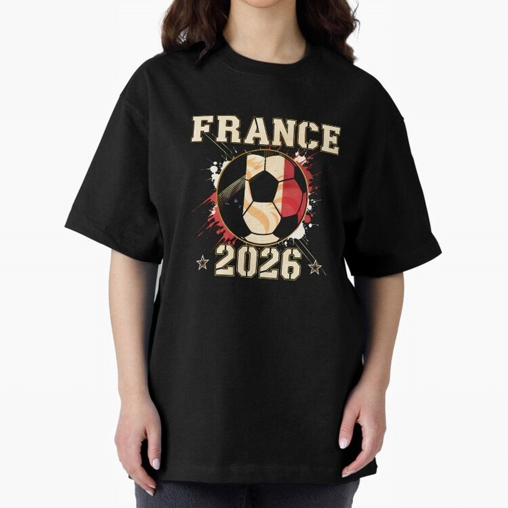 Front Print France Soccer World Cup 2026 - French Fan Gift T-Shirt_84561762 Classic T-Shirt Honor the Beautiful Game during the FIFA World Cup 2026 Journey through Messi, CR7 and Mbappe Highlights, Brazil, Portugal and Argentina Pride, Vintage