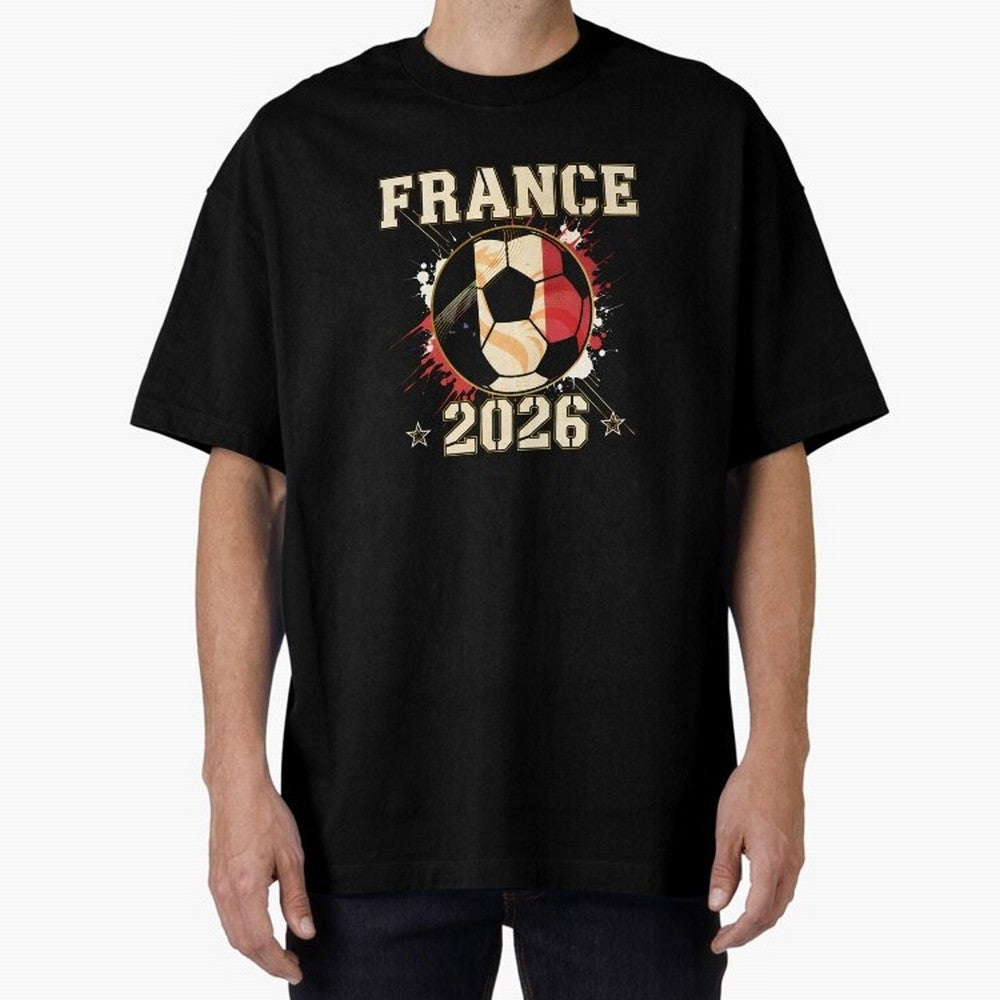 Front Print France Soccer World Cup 2026 - French Fan Gift T-Shirt_84561762 Classic T-Shirt Honor the Beautiful Game during the FIFA World Cup 2026 Journey through Messi, CR7 and Mbappe Highlights, Brazil, Portugal and Argentina Pride, Vintage