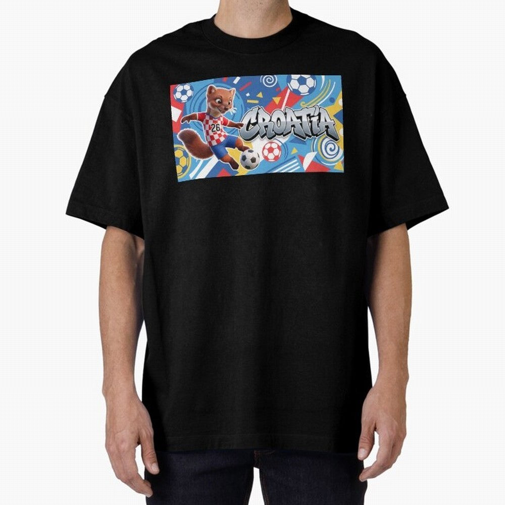 World Cup 2026 Croatia Soccer Team Fan Art Classic T-Shirt Get Ready for the FIFA World Cup 2026 Journey through Mbappe and Neymar Highlights, Brazil, Portugal and Argentina Pride, Football History, Final Match Energy, Crowd Noise and Once in a