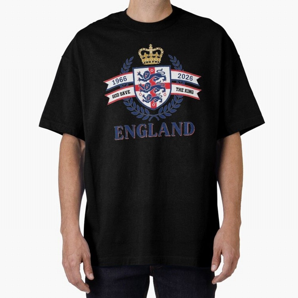 Royal England Football Spirit Classic T-Shirt Unlock Match Day Hype around FIFA World Cup 2026, Cristiano Ronaldo, Haaland and CR7, Argentina and Brazil, Classic Soccer Heritage, Championship Pressure, Fan Loyalty and International Pride; Created