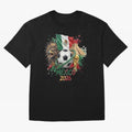 Mexico World Cup 2026 Oversized T-Shirt Remember Iconic Moments from Match Day Hype around FIFA World Cup 2026 Group Stage, CR7, France and Portugal, Global Supporter Spirit, Legendary Goals, National Colors and Tournament Celebration; Made for Die