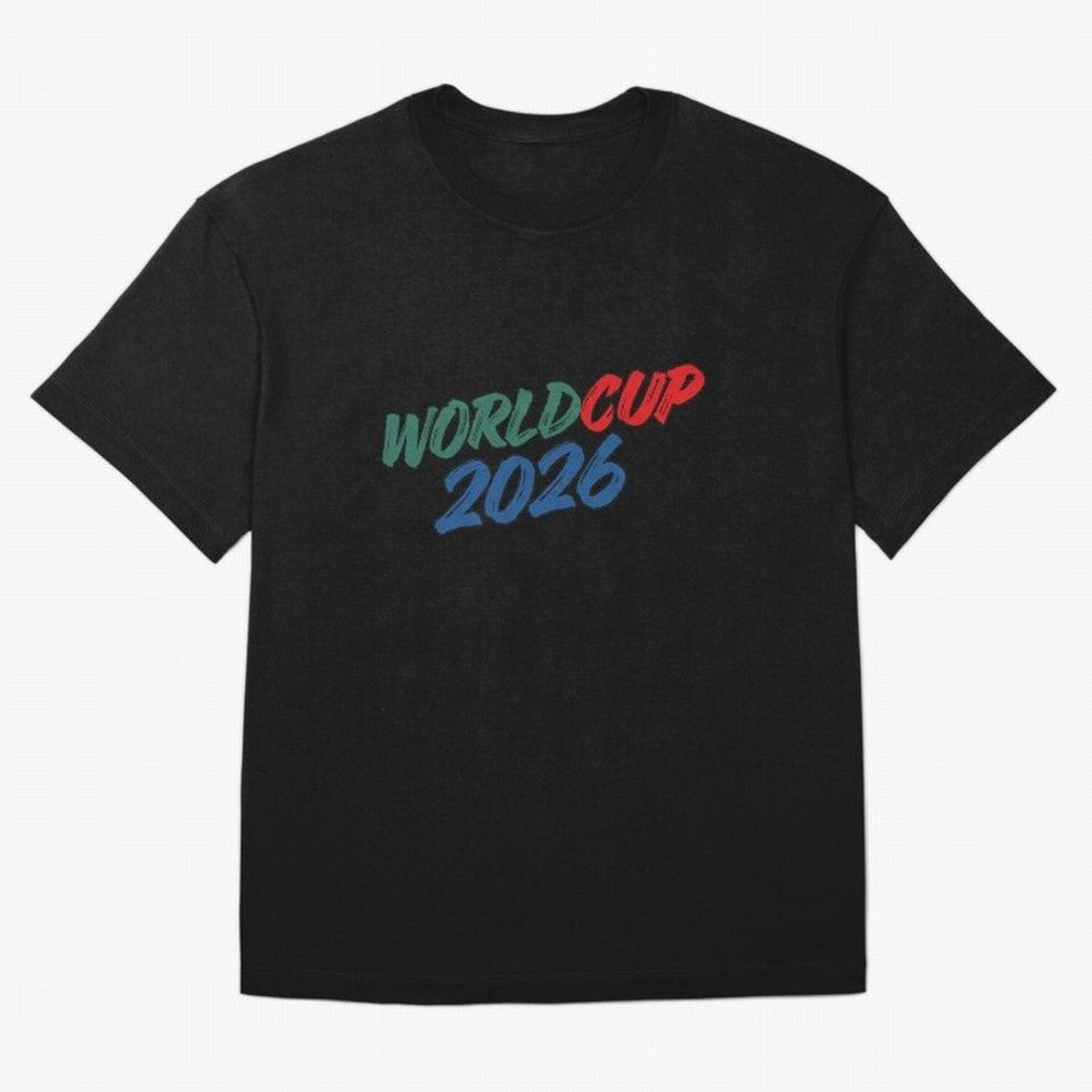 World Cup 2026 Oversized T-Shirt Spotlight FIFA World Cup 2026 USA Canada Mexico Centered on Cristiano Ronaldo, Brazil Energy, Worldwide Fan Energy, Dramatic Goals, Stadium Lights and Championship Celebrations; Great for Supporters Who Love