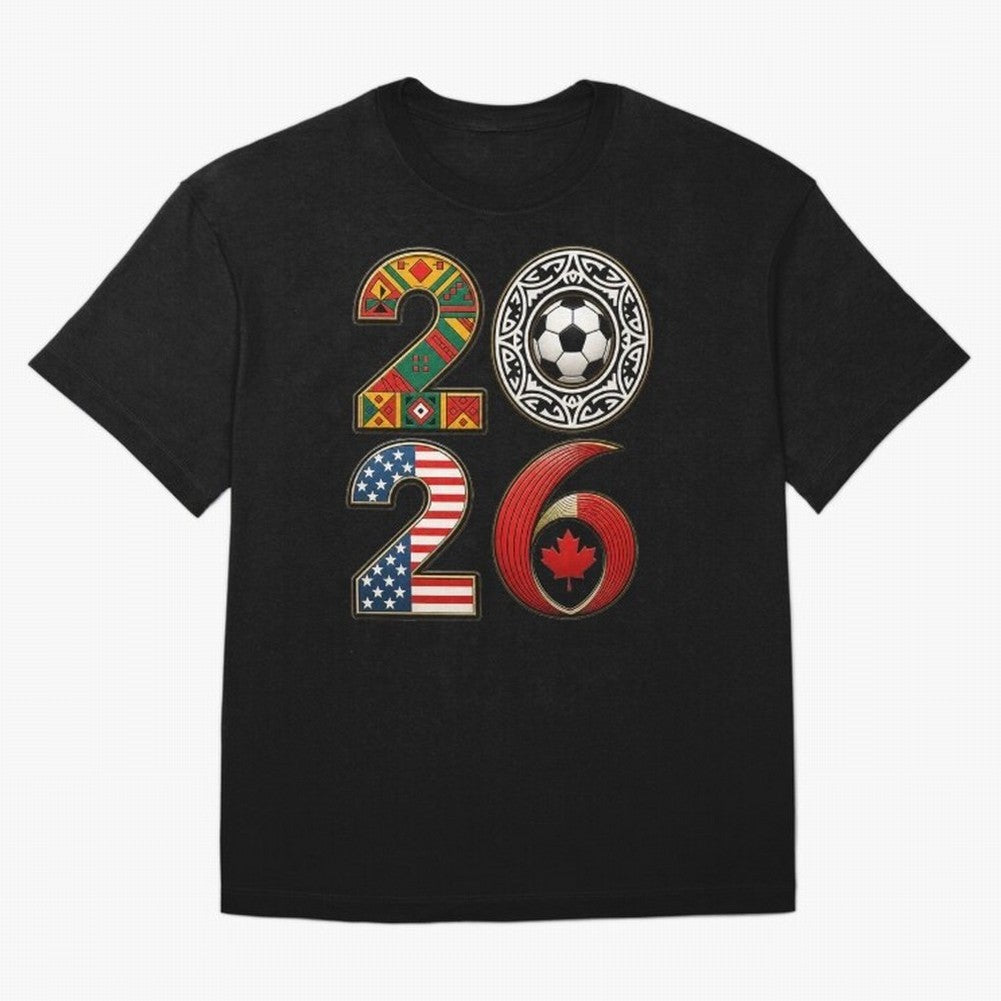 United 2026 Soccer Fan - North America Host Countries Oversized T-Shirt Relive FIFA World Cup 2026 for Fans of Haaland and France, Bringing Retro Football Energy, Iconic Rivalries, Trophy Chase Drama and Stadium Atmosphere; Great for Supporters Who