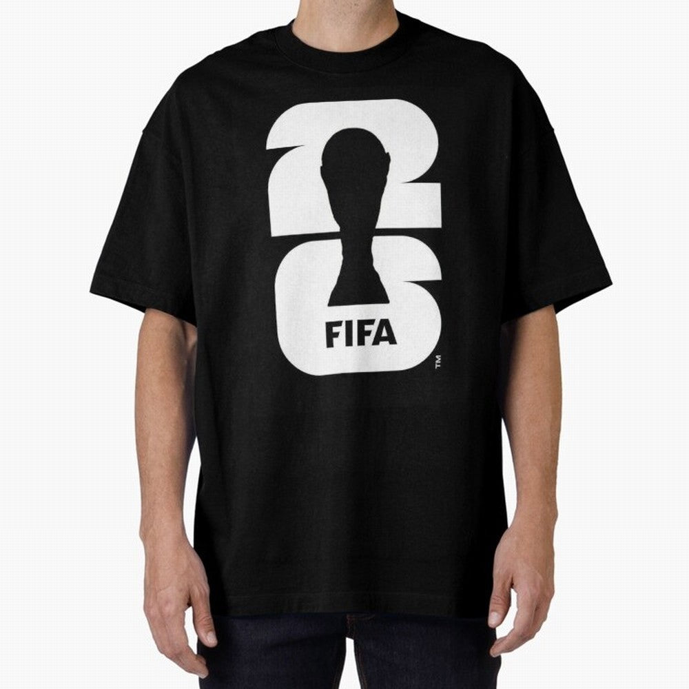 World Cup 2026 Soccer Celebration: United Football Fan Art Oversized T-Shirt Join the Countdown to FIFA World Cup 2026 Group Stage for Fans of CR7 and Messi and England and Germany, Bringing Tournament Hype, Historic Matchups, Family Viewing