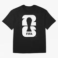 World Cup 2026 Soccer Celebration: United Football Fan Art Oversized T-Shirt Join the Countdown to FIFA World Cup 2026 Group Stage for Fans of CR7 and Messi and England and Germany, Bringing Tournament Hype, Historic Matchups, Family Viewing