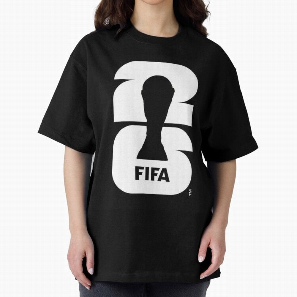 World Cup 2026 Soccer Celebration: United Football Fan Art Oversized T-Shirt Join the Countdown to FIFA World Cup 2026 Group Stage for Fans of CR7 and Messi and England and Germany, Bringing Tournament Hype, Historic Matchups, Family Viewing