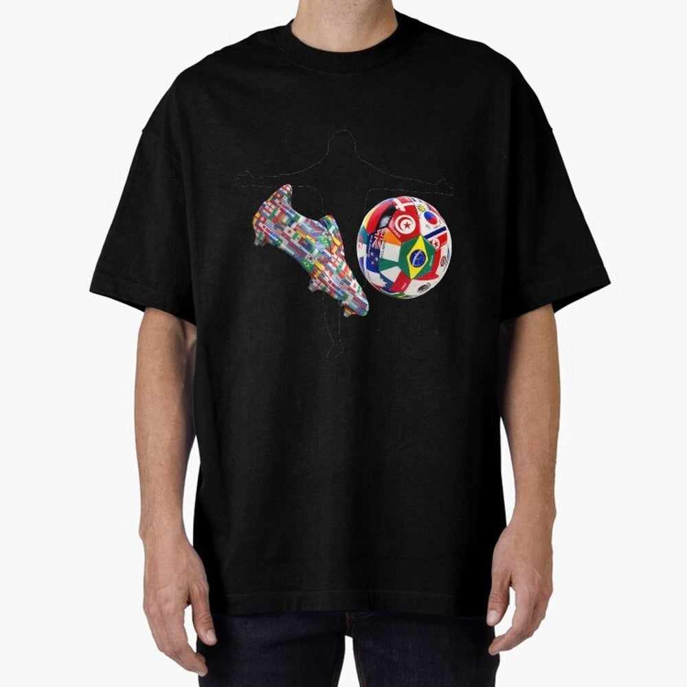 world cup Oversized T-Shirt Upgrade FIFA World Cup 2026 for Fans of Mbappe and England, Bringing Football Festival Excitement, Trophy Ambitions, Country Rivalries and Star Player Buzz; Ideal for Passionate Fans Who Love Underdog Stories, Superstar