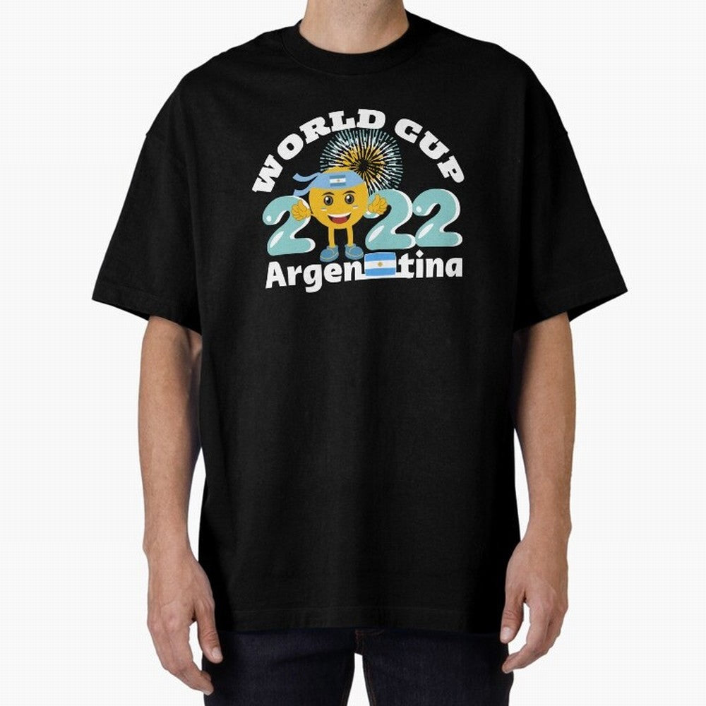 Football World Cup 2022 Winner. Argentina 2022. Oversized T-Shirt Feel International Energy from FIFA World Cup 2026 USA Canada Mexico Spirit, Made for France, Mbappe, Sports Nostalgia, International Competition, Famous Players and Unforgettable