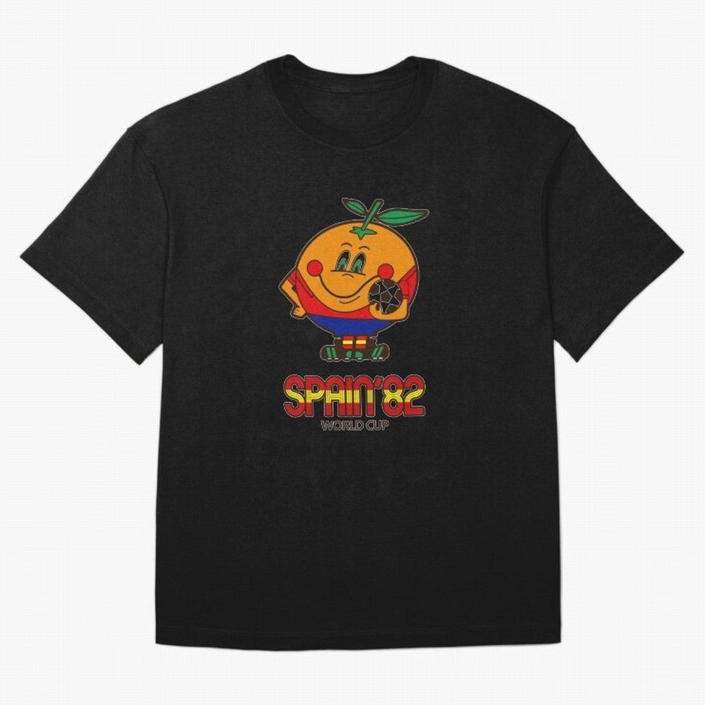Spain 1982 World Cup- Soccer Oversized T-Shirt Celebrate Unforgettable Nights in Global Football Passion for FIFA World Cup 2026 USA Canada Mexico, with CR7, Spain and Netherlands, Football Festival Excitement, Trophy Ambitions, Country Rivalries