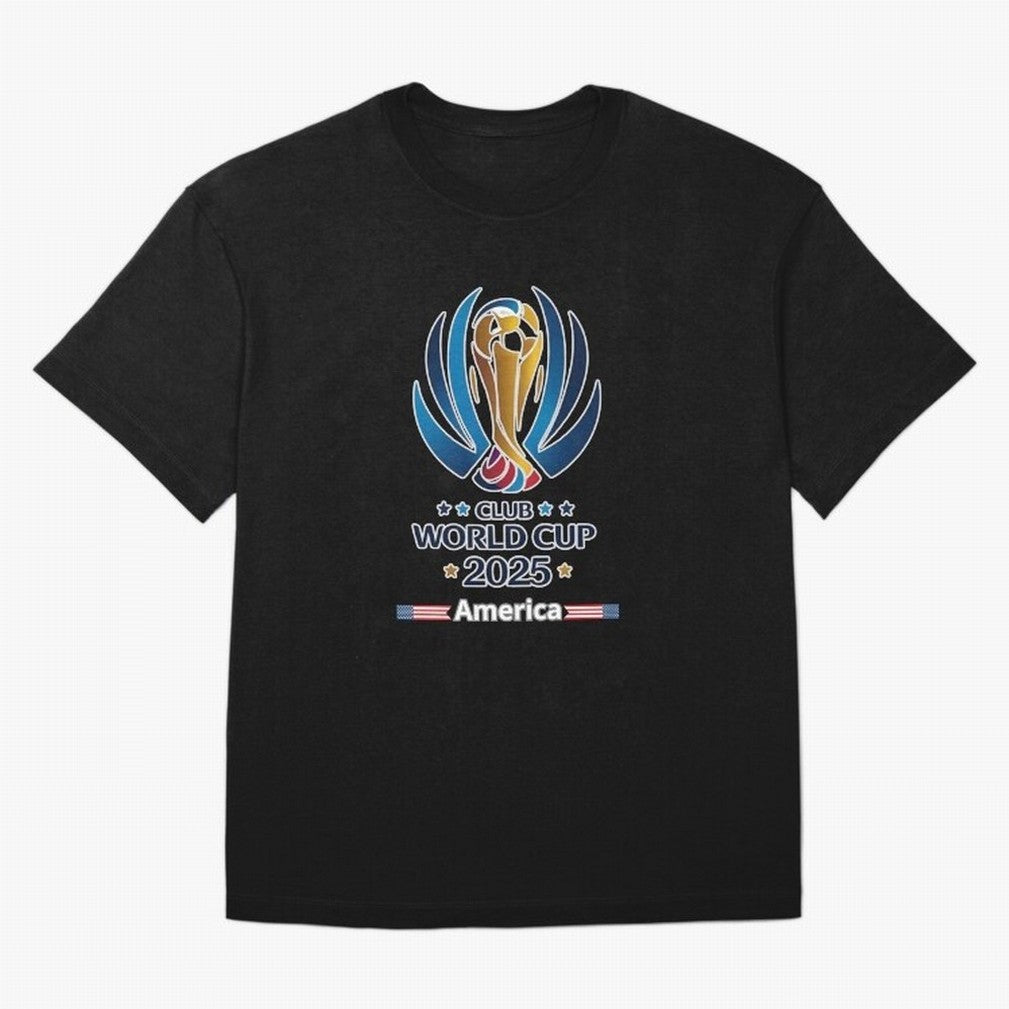 Club World Cup Oversized T-Shirt Capture FIFA World Cup 2026 USA Canada Mexico Highlighting Haaland and Mbappe, Portugal Energy, Supporter Pride, Iconic Celebrations, Legendary Names and Global Match Day Energy; Great for Supporters Who Love